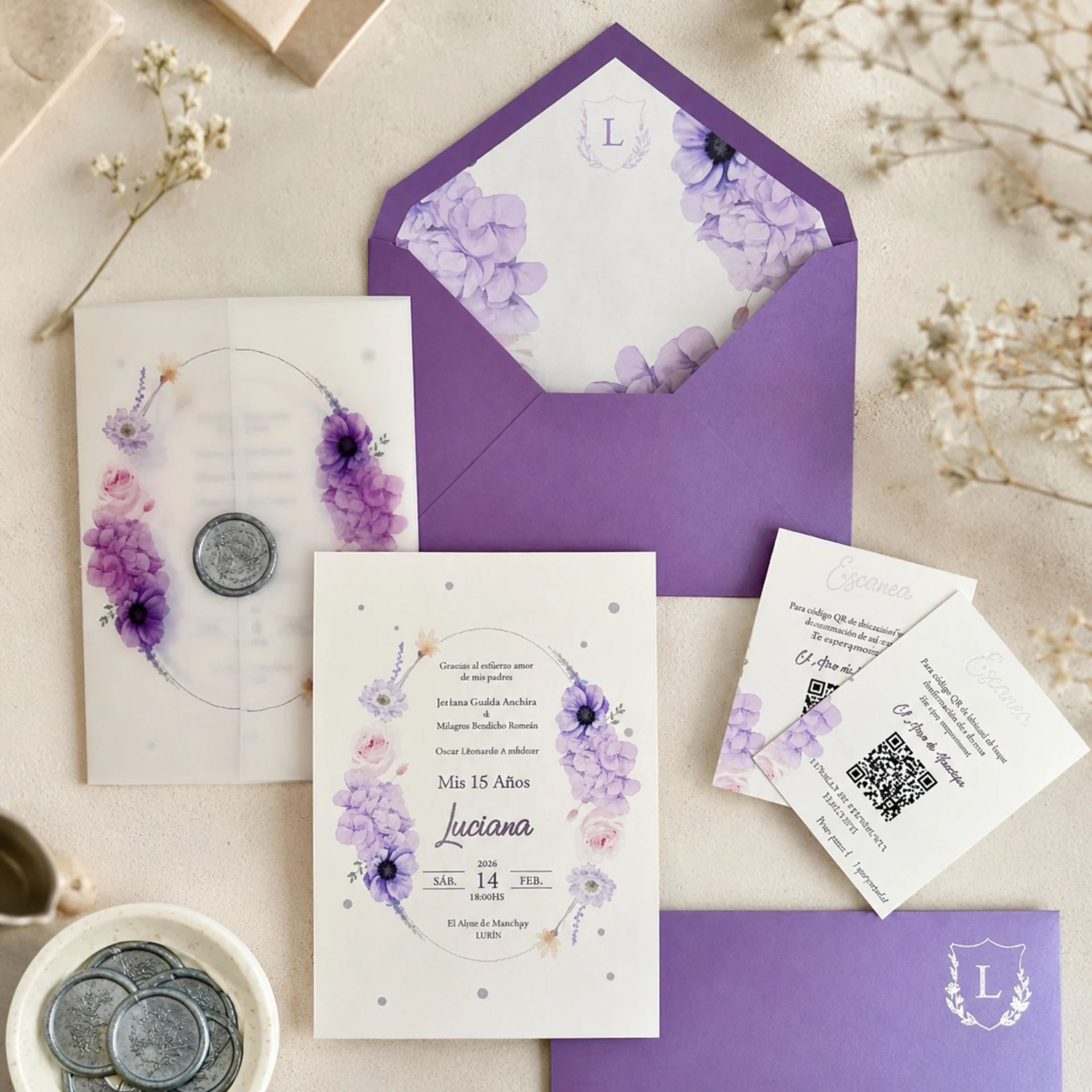 Invitación 15 Años - Tendencia 1